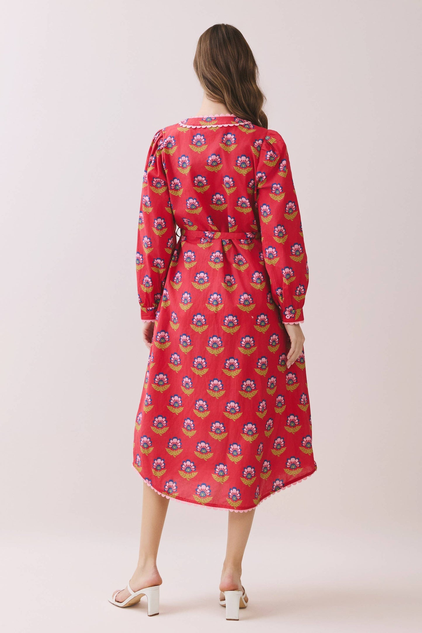 The India Dress in Berry