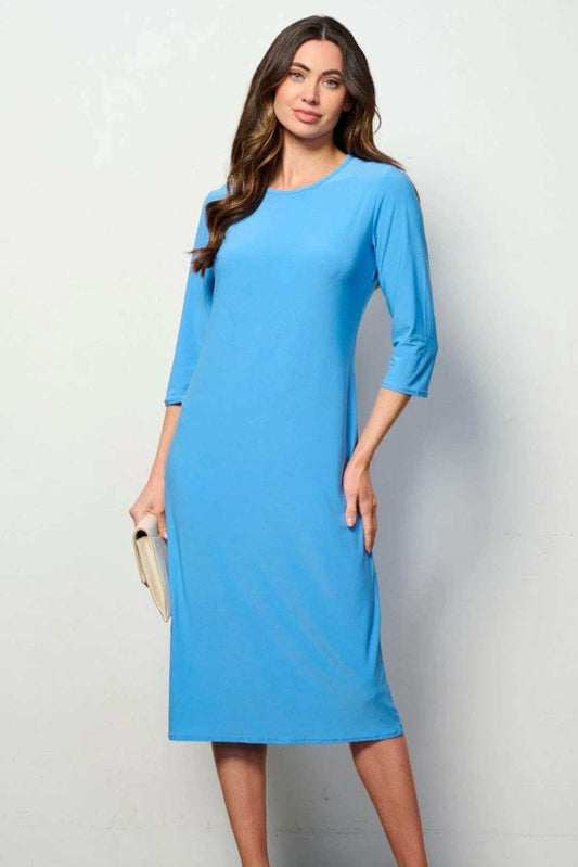 Blue layering Dress