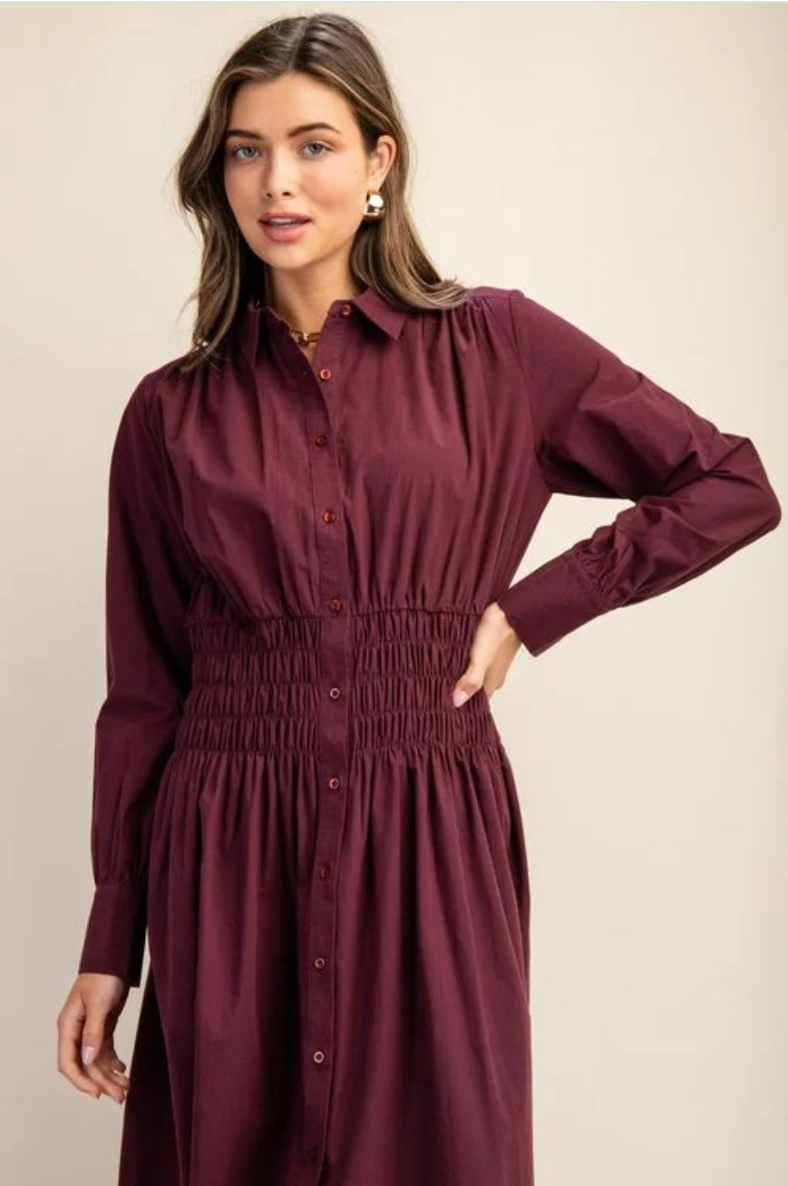 Jocelyn in plum