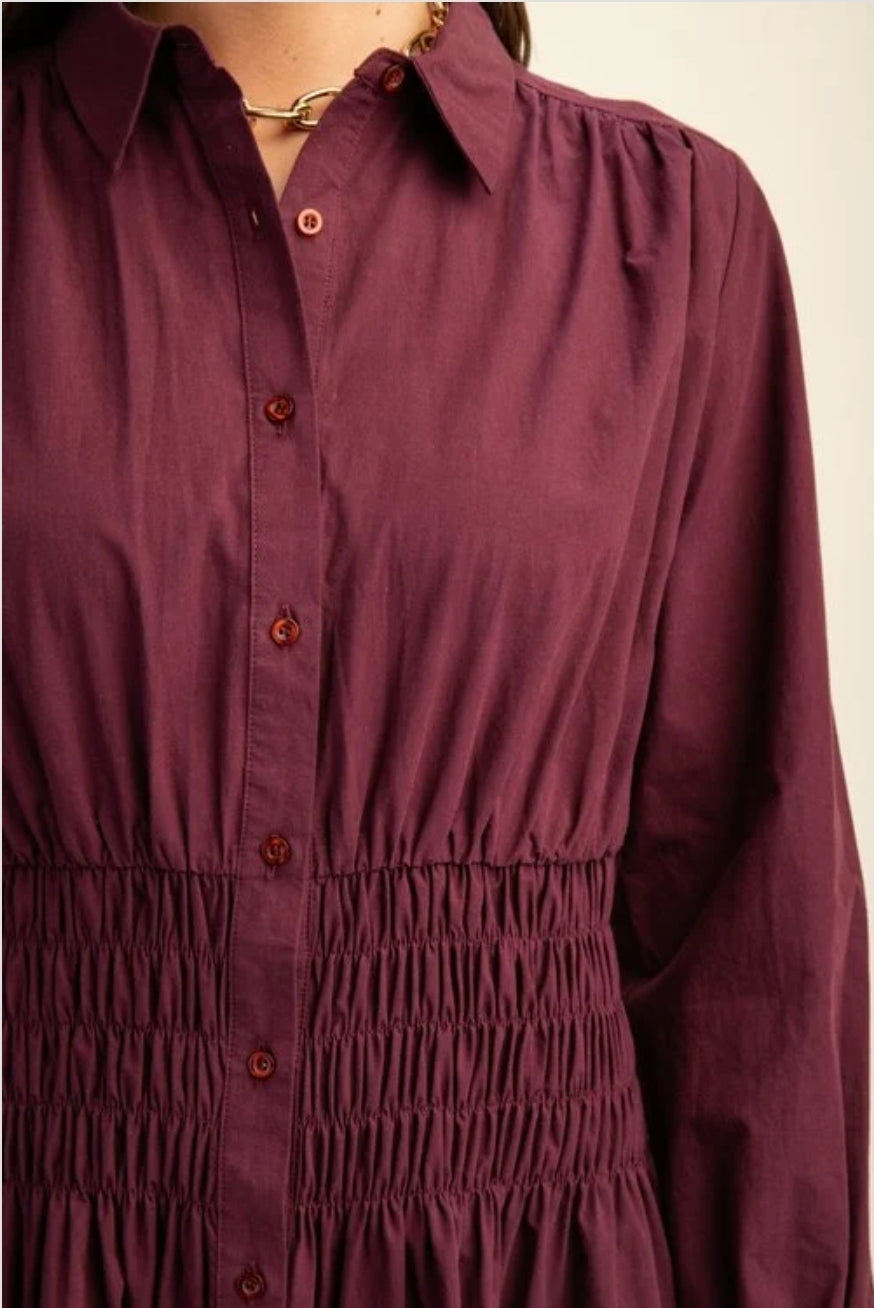 Jocelyn in plum