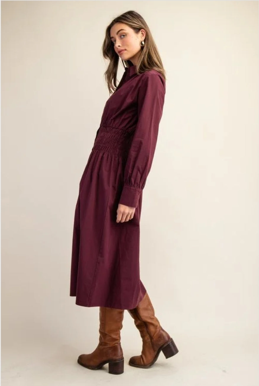 Jocelyn in plum