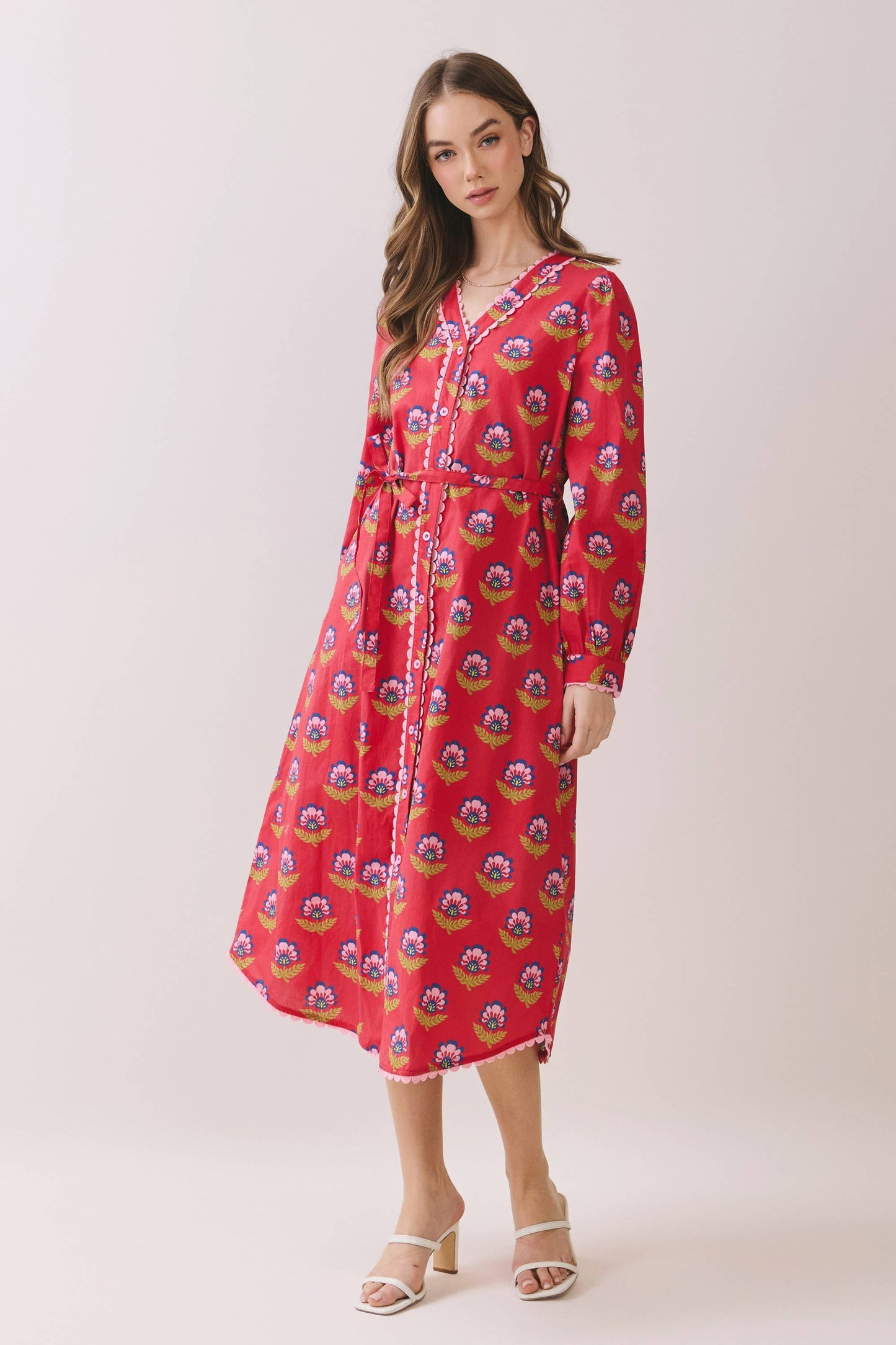 The India Dress in Berry