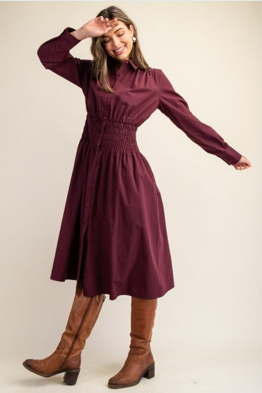 Jocelyn in plum