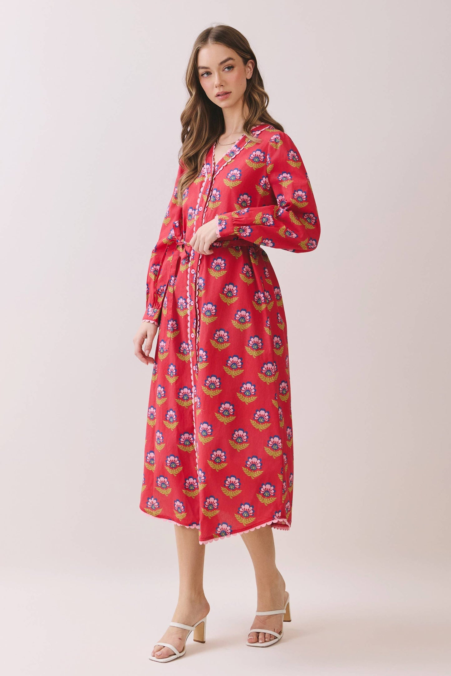 The India Dress in Berry