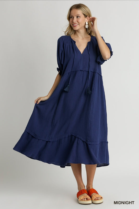 Heidi in midnight blue